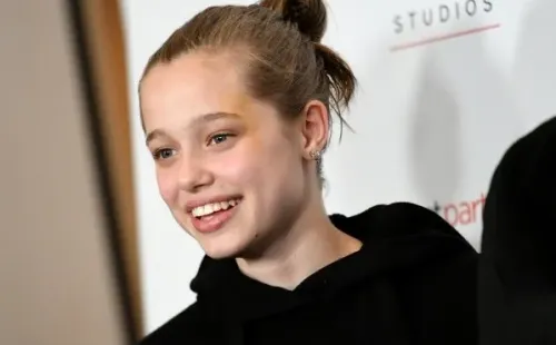 Look que usó Shiloh Jolie-Pitt para la presentación. Fuente: (Getty images)