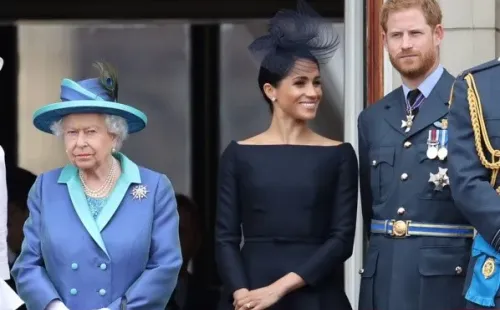 Harry y Meghan podrían no ir al jubileo de Isabel II. Foto: (Getty)