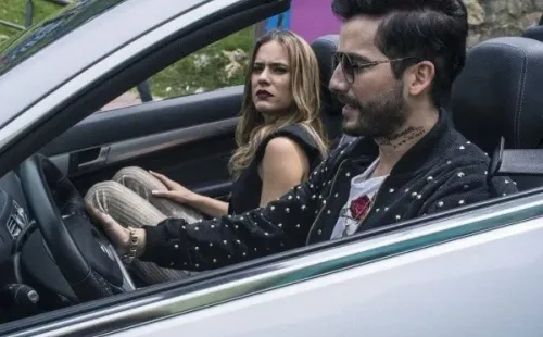 Carolina Ramírez y Carlos Torres. Foto: (Caracol TV)