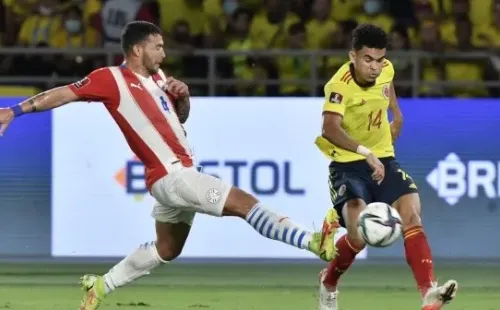 Luis Díaz, en el último Colombia vs Paraguay por Eliminatorias
