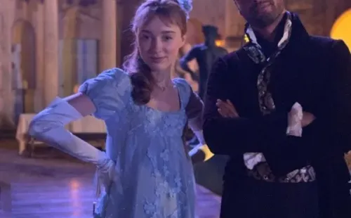 Los actores en el detrás de escena. Foto: (Netflix)