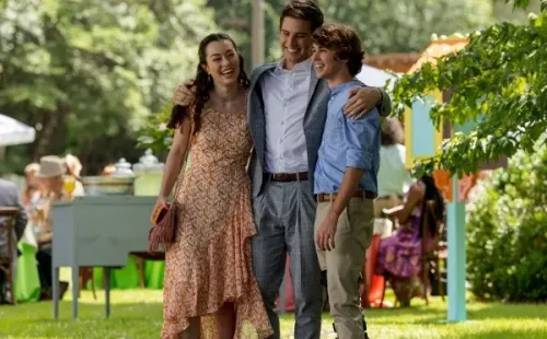 Los 3 jóvenes de Dulces Magnolias. Foto: (Netflix)