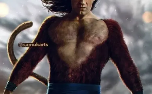 Henry Cavill como Goku SS4. Foto: Samuka Arts.