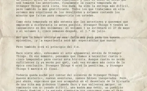 La comunicación de los hermanos Duffer. Foto: (Netflix)