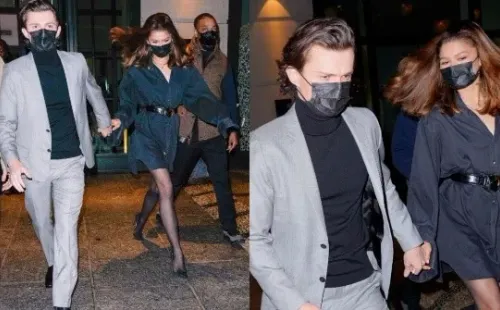 Tom Holland y Zendaya en su última salida. Foto: (Getty)