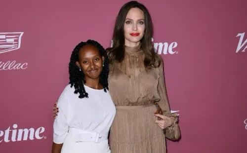 Angelina Jolie y Zahara Jolie Pitt. Foto: (Getty)