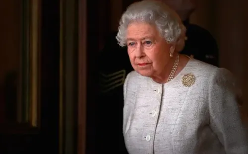 Reina Isabel II reapareció tras estar aislada por coronavirus. Fuente: (Getty images)