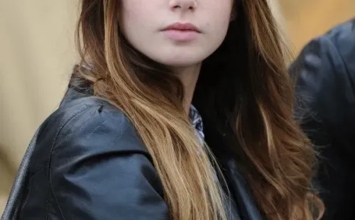 Lily Collins, fuente: (Getty images)