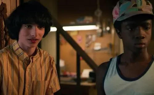 Finn Wolfhard en Stranger Things. Foto: (Netflix)