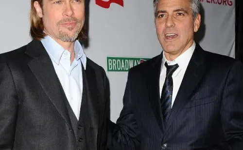 brad pitt george clooney