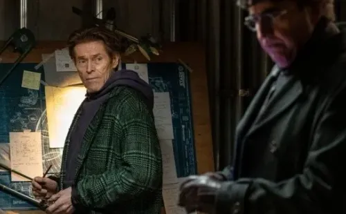 Willem Dafoe en el set de Spider-Man. Foto: (Marvel)