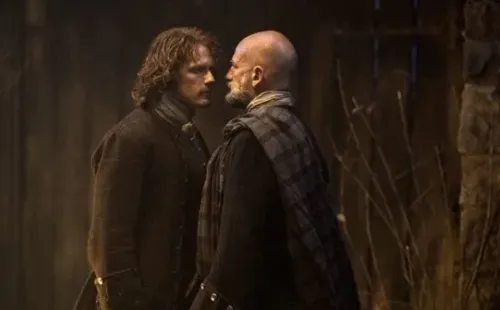 Graham McTavish y Sam Heughan en Outlander. Foto: (IMDB)