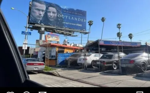La publicación de Graham McTavish y la respuesta de Sam Heughan.