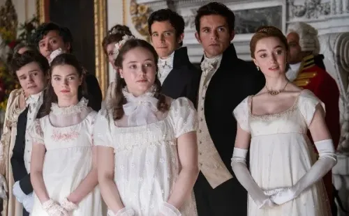 El vestuario de Bridgerton es alucinante. Foto: (Netflix)