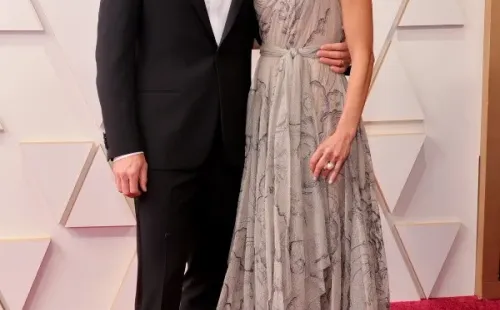 Benedict Cumberbatch y su esposa. Foto: (Getty)