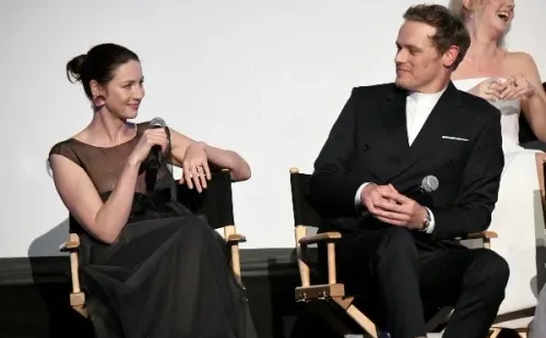 Sam Heughan y Caitriona Balfe. Foto: (Getty)