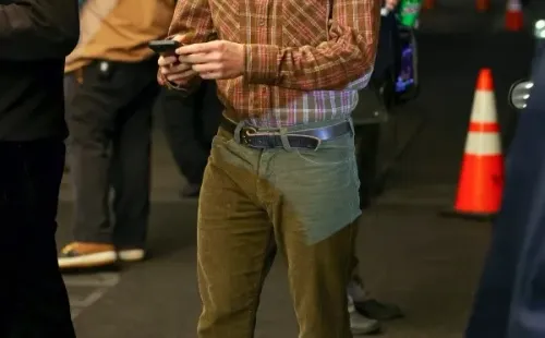 Tom Holland filmando The Crowded Room. Foto: (Getty)