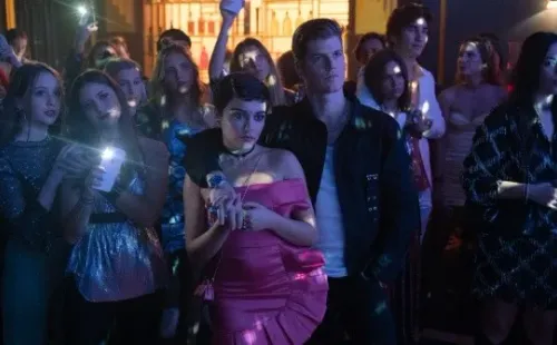 Ari y Guzmán en Élite 4. Foto: (Netflix)