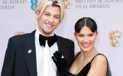 Millie y Jake en los BAFTA 2022. Foto: (Getty)