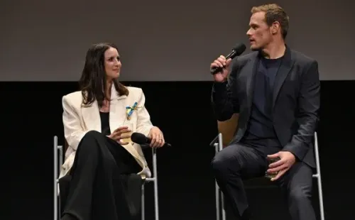 Sam Heughan y Caitriona Balfe. Foto: (Getty)