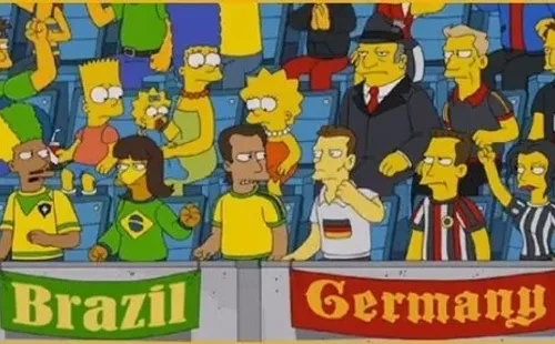 Los Simpson predijeron el mundial 2014, semifinal entre Brasil y Alemania.