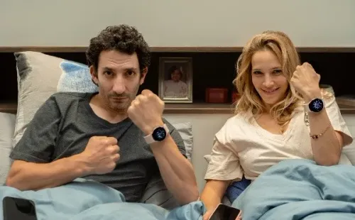 Juan Minujín y Luisana Lopilato se preparan para estrenar Matrimillas. Foto: (Netflix)