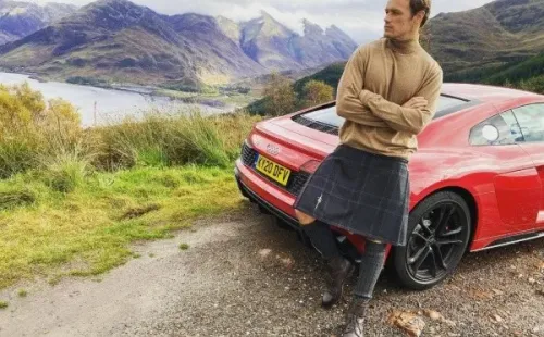 Sam Heughan en Escocia. Foto: (@samheughan)