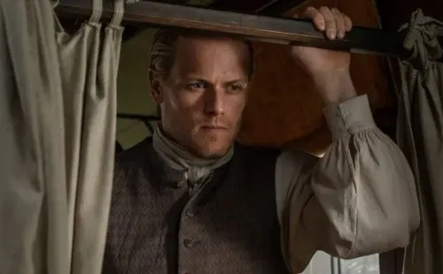 Sam Heughan en Outlander. Foto: (Starz)