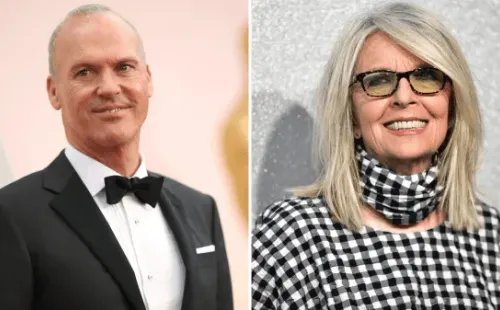 Michael Keaton y Diane Keaton