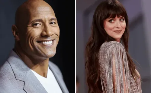 Dwayne Johnson y Dakota Johnson