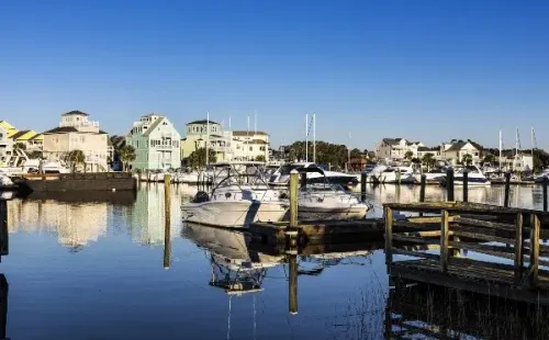 Carolina Beach,es un pueblo ubicado en el Condado de New Hanover en el estado de Carolina del Norte. Fuente: (Getty images)