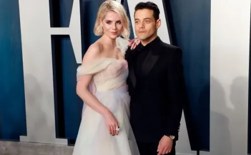 Rami Malek y Lucy Boynton. Foto: (Getty)