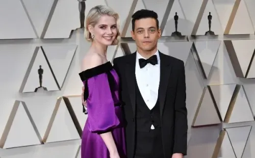 Rami Malek y Lucy Boynton en 2019. Foto: (Getty)