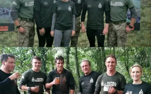 Henry Cavill con los Royal Marines. Foto: (@henrycavill)