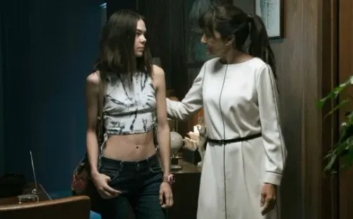 Ximena Lamadrid en Quién mató a Sara 3. Foto: (Netflix)