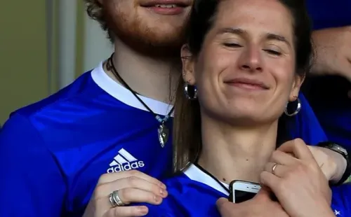 Ed Sheeran y Cherry Seaborn fueron padres (Getty).
