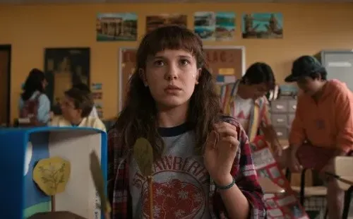 Millie Bobby Brown en Stranger Things 4. Foto: (Netflix)
