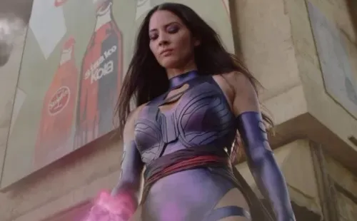 Olivia Munn como Psylocke. Foto: IMDb.
