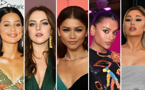 Alexa Demie, Elizabeth Gillies, Zendaya, Simone Ashley y Ariana Grande (Getty).