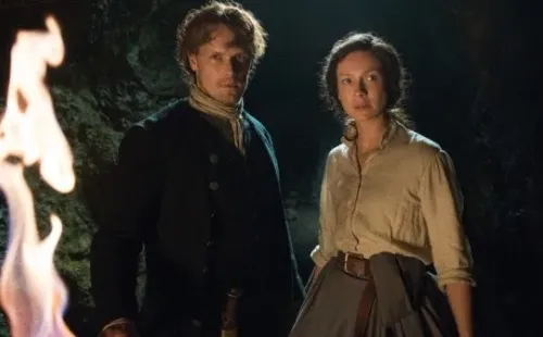 Jamie y Claire Fraser. Foto: (IMDB)