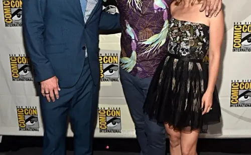 Chris Hemsworth, Taika Waititi y Natalie Portman (Getty).