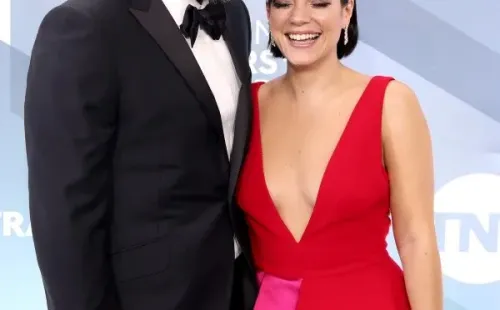 La hermosa historia de amor de David Harbour y Lily Allen (Getty).