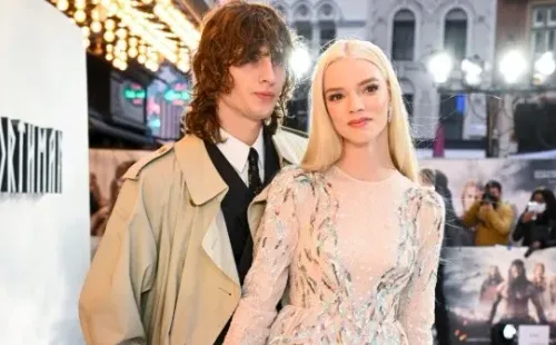 Anya Taylor Joy y su novio, Malcolm. Foto: (Getty)