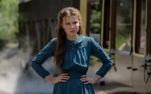 Millie Bobby Brown en Enola Holmes. Foto: (Netflix)