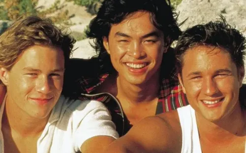 Heath Ledger y Martin Henderson en Sweat (IMDb).