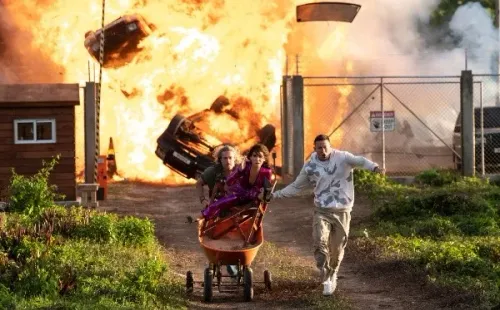 Brad Pitt participó en The Lost City junto a Sandra Bullock y Channing Tatum (IMDb).