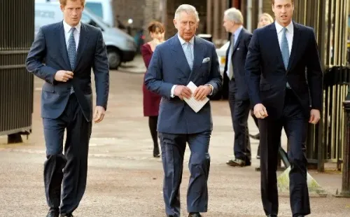 Carlos, William y Harry se trasladaron a Balmoral. Foto: (Getty)