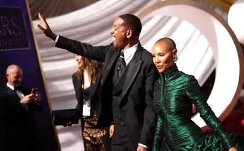 Jada Pinkett Smith acompañó a Will Smith en los Premios Óscar 2022 (Getty).