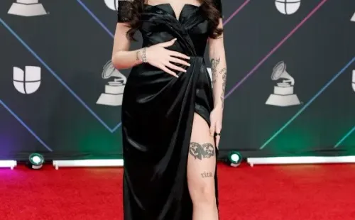 Nicki Nicole en los Latin Grammy 2021 (Getty).