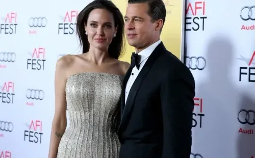 Brad Pitt y Angelina Jolie. Foto: (Getty)